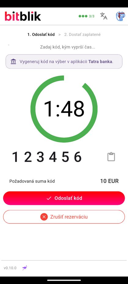 Zadanie šesťmiestneho kódu
