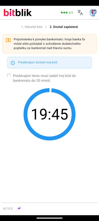 Čaká sa na predávajúceho